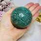 Large Green Fuchsite Sphere on Stand 380g