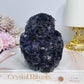 Large Amethyst Filled Resin Owl 10cm 621g