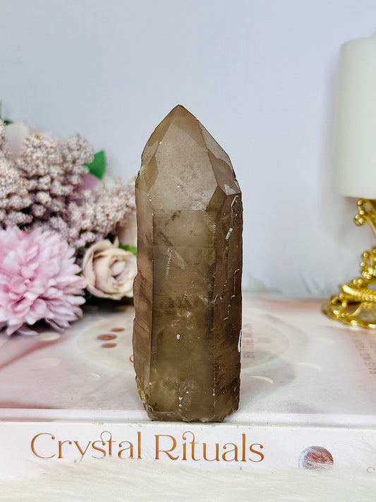 Natural Smokey Quartz Tower 11cm