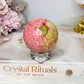 Thulite in Epidote Sphere on Stand 201g