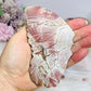 Pink Agate Wings on Stands 12cm