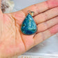 Chrysocolla Silver Pendant