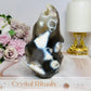 Large Orca Agate Druzy Flame 14cm 572g