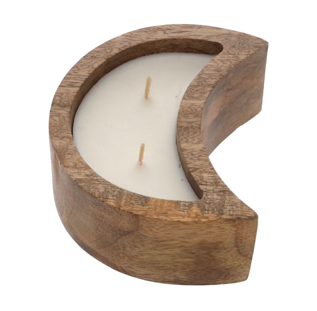 Waning Moon Candle - Sage - Guidance and Vision 12cm x 10cm x 5cm