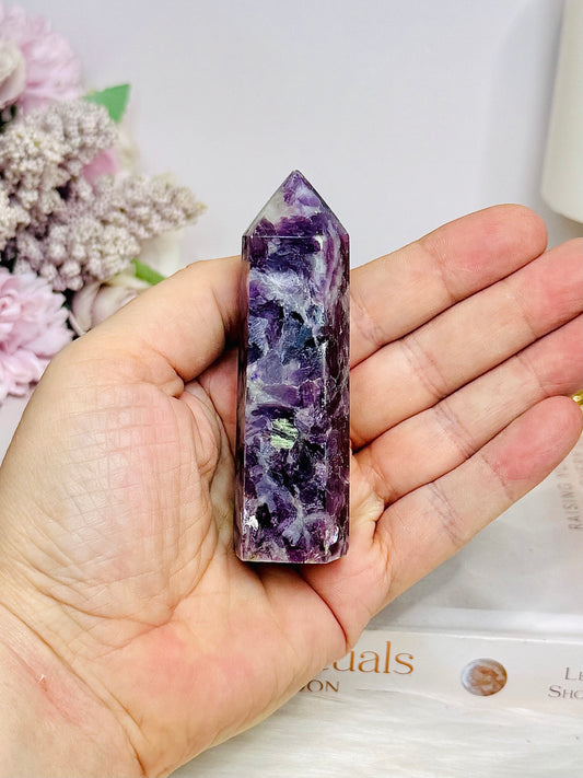 Lepidolite Tower 8.5cm
