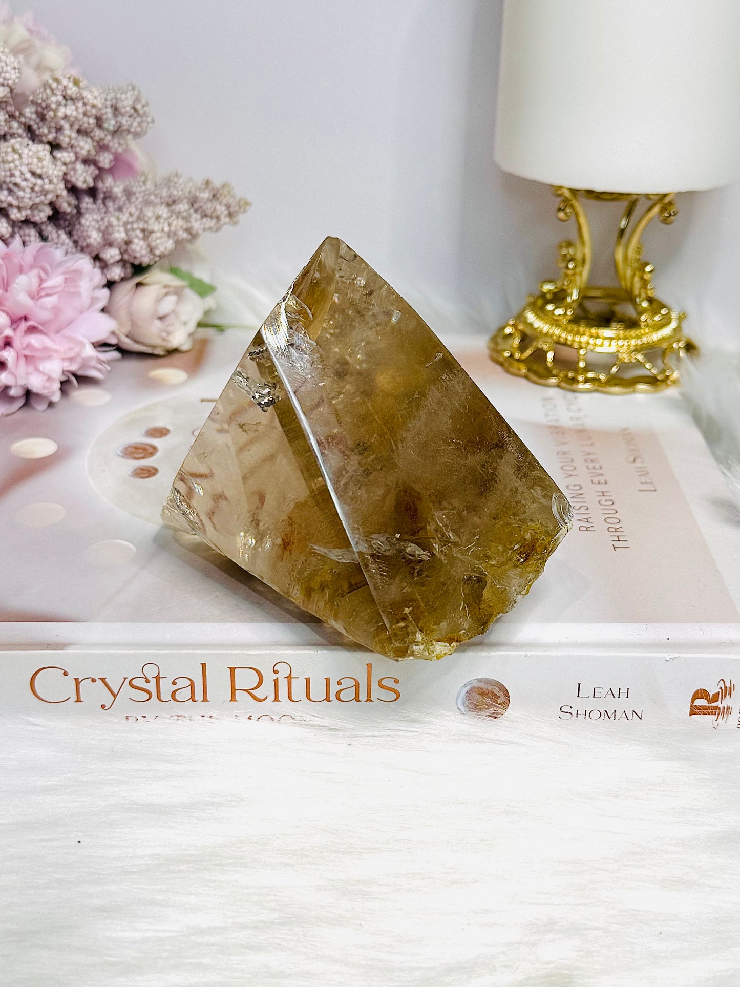 Natural Golden Healer Quartz Polished Freeform 10cm 421g