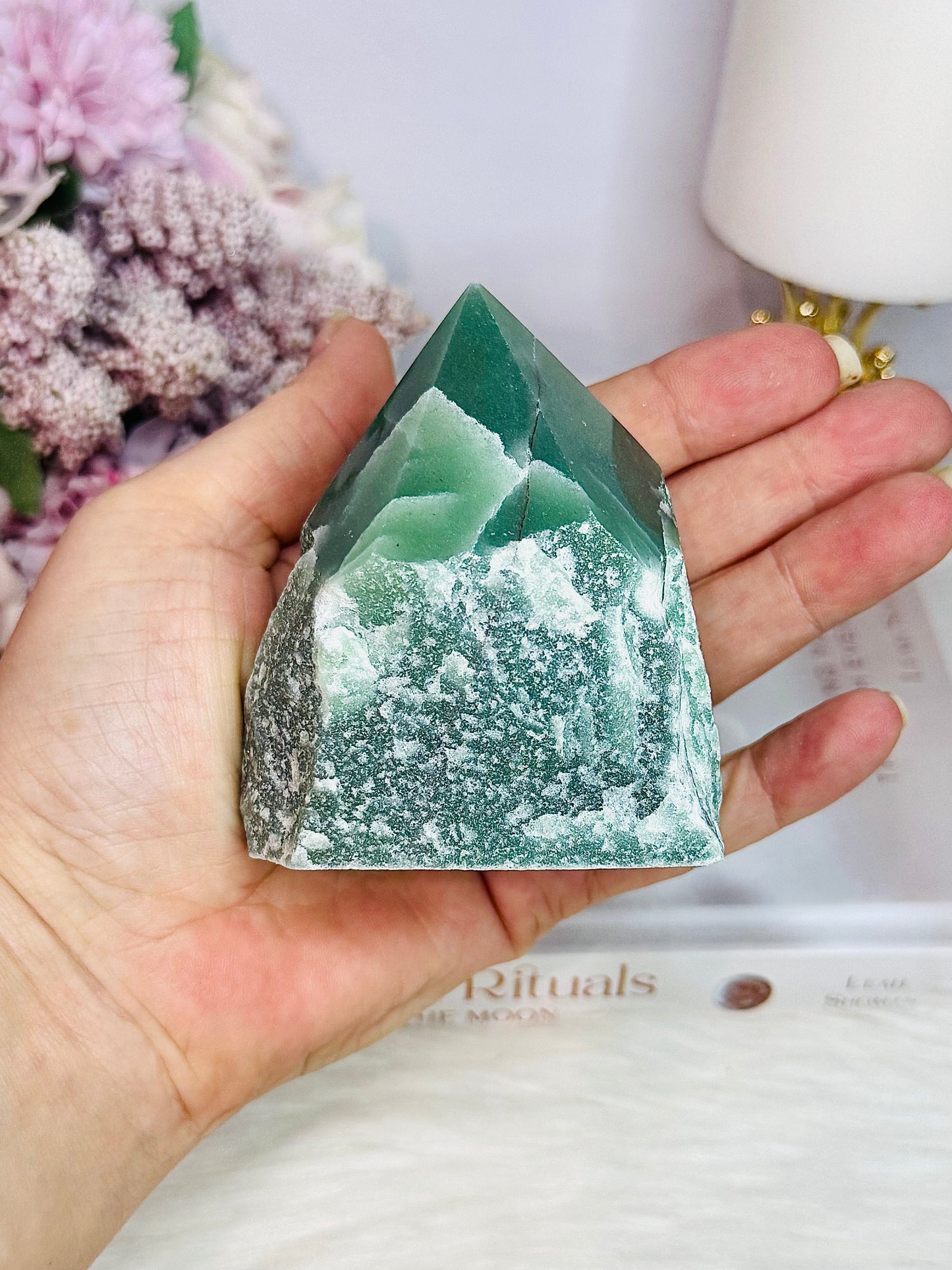 Natural Green Aventurine Polished Point 8.5cm