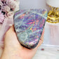 Large Polished Pink & Purple Flash Labradorite Freeform