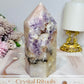 High Grade Chunky Pink Amethyst Druzy Tower 14.5cm 742g