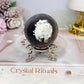 Orca Agate Sphere on Stand 244g