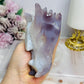 Large Druzy Agate Carved Dragon Head 11cm