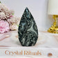 Black Panda Calcite Flame 9cm