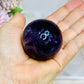 High Grade Purple Fluorite Sphere On Stand 189g