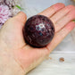Red Onyx Sphere on Stand