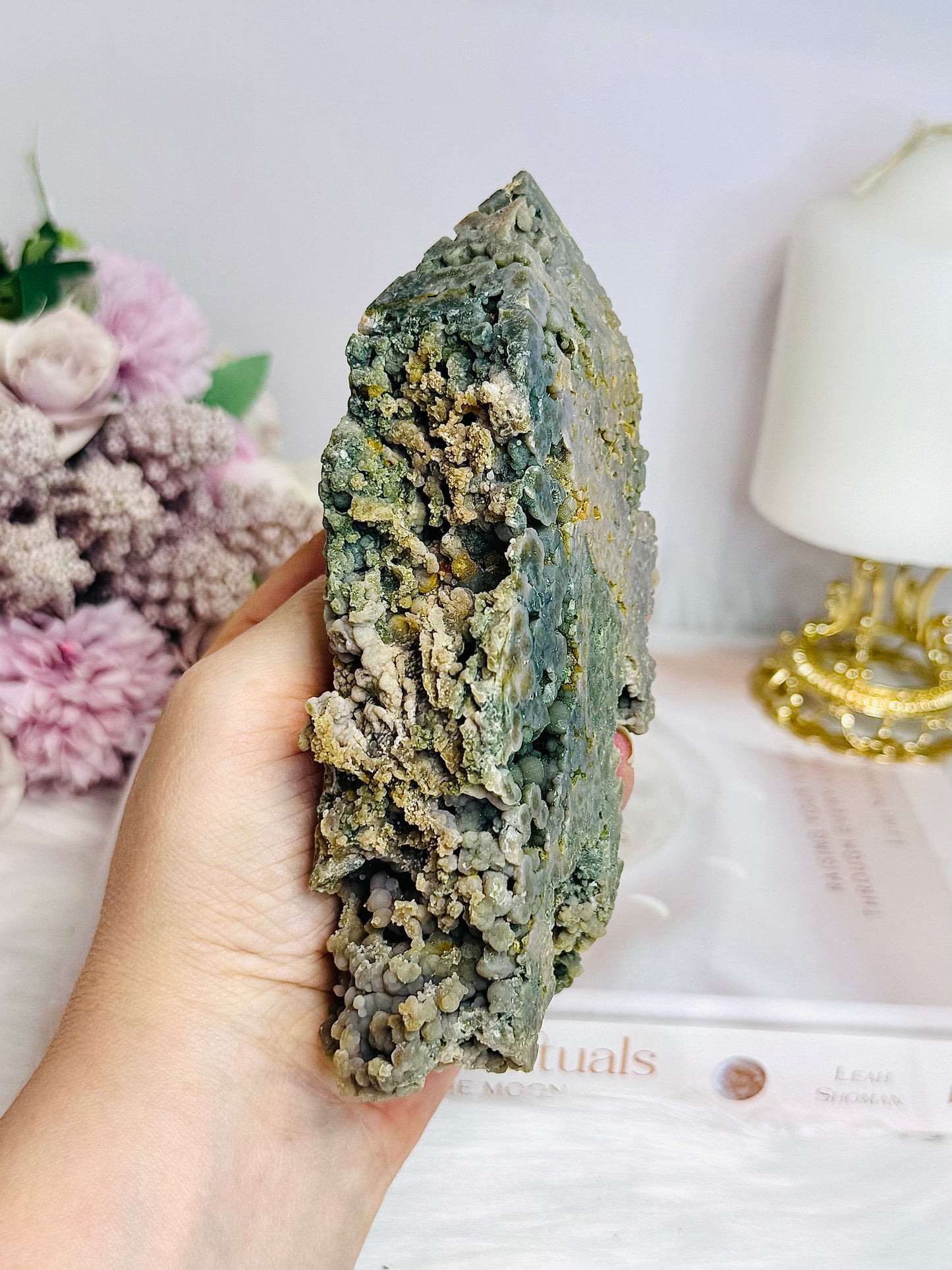 Large Natural Grape Agate Tower | Freeform 14cm 427g