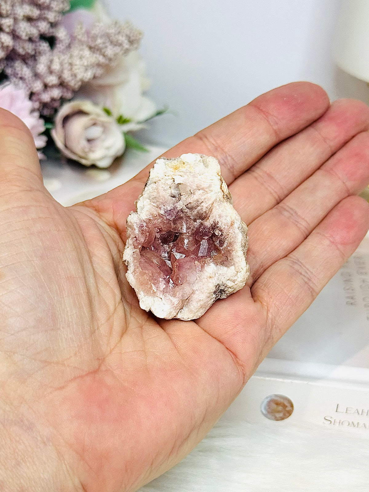 Natural Pink Amethyst Geode
