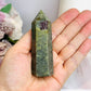 Moss Agate Chunky Point | Tower 9cm