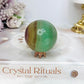 Candy Fluorite Sphere On Stand 163g