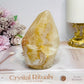 Chunky Flower Agate Flame 10cm 431g