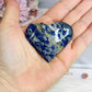 Lapis Lazuli Carved Heart 5cm