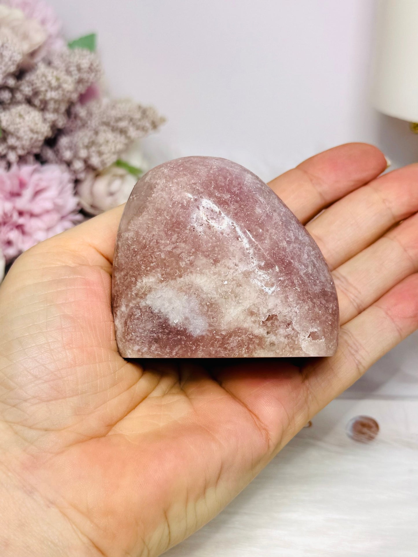 Pink Amethyst Druzy Freeform 204g