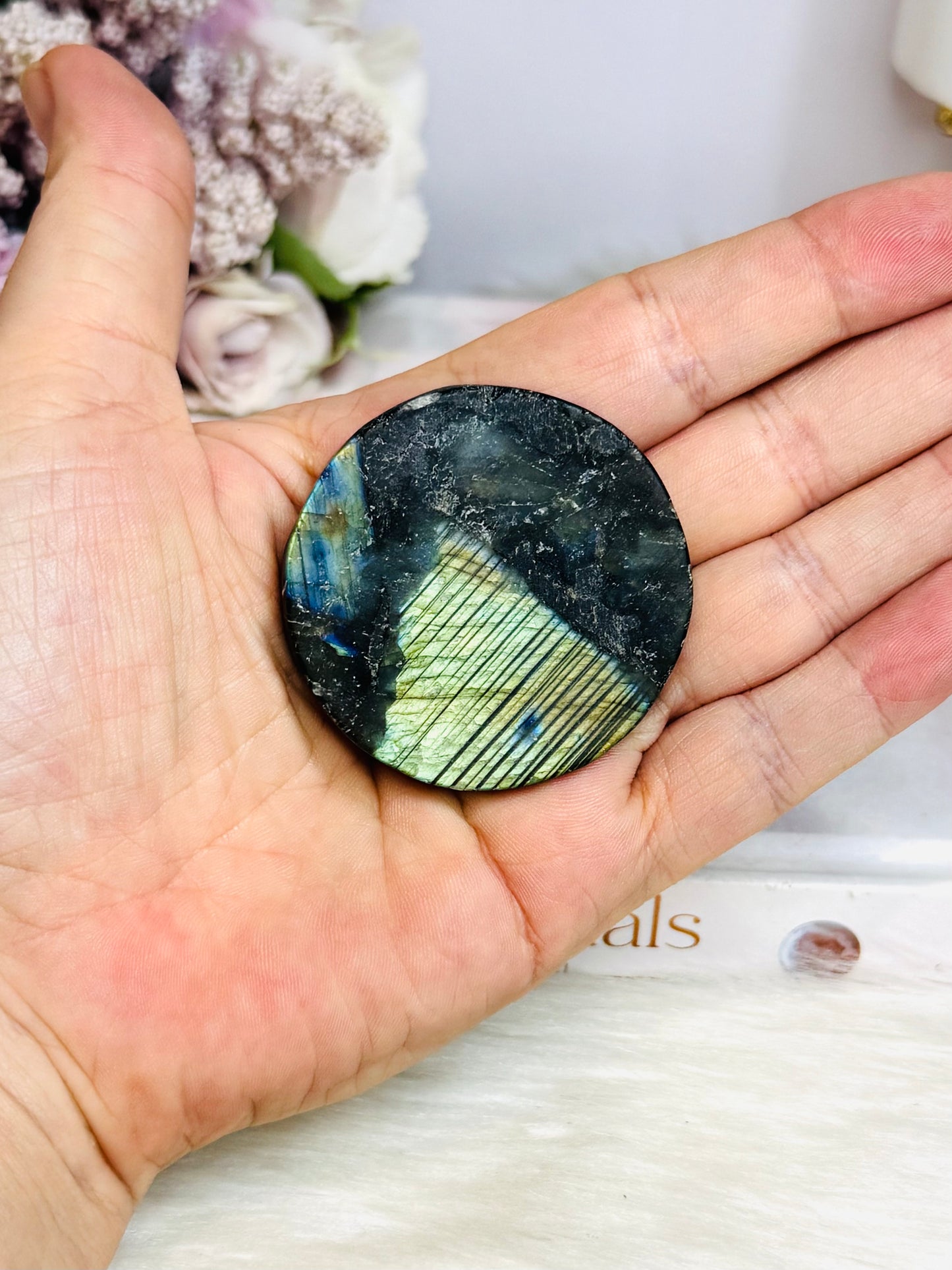 Labradorite Eye Of Horus Stone