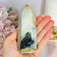 Chunky Sky Blue Quartz Tower 11cm (Imperfect Tip)