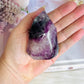 High Grade Rainbow Fluorite Flame with Rainbows 232grams