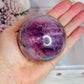 The Most Magical Large Lavender Star Rose Quartz Sphere with Flash On Stand 402grams