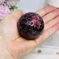 High Grade Rhodonite Sphere on Stand 270g