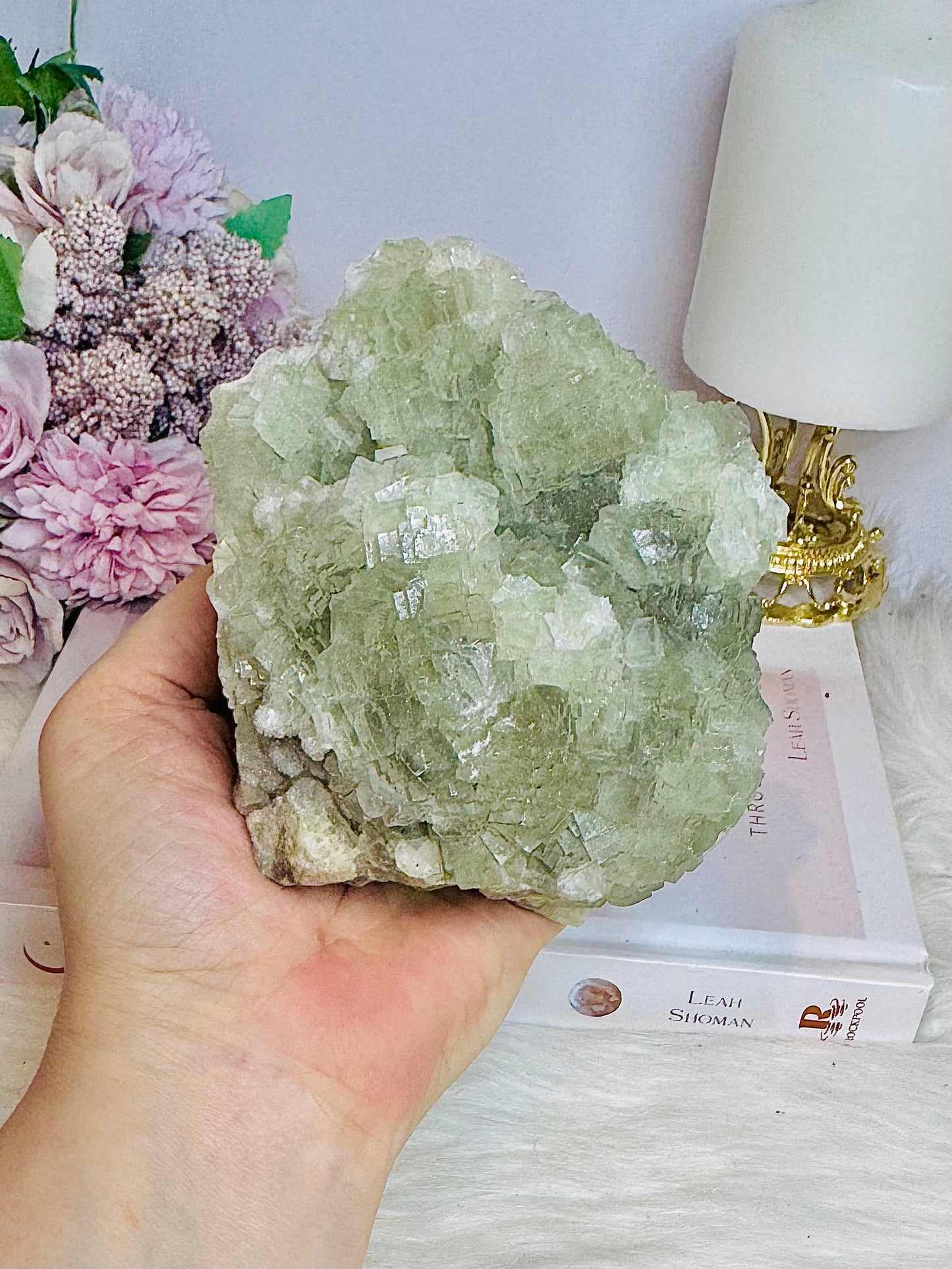 Large Natural Green Fluorite Specimen 722g