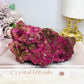 Large Sparkling Honeycomb Ruby Specimen 742g (chemically identical to Natural Ruby)