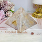 Large Pink Amethyst Pyramid with Druzy On One Corner 516g