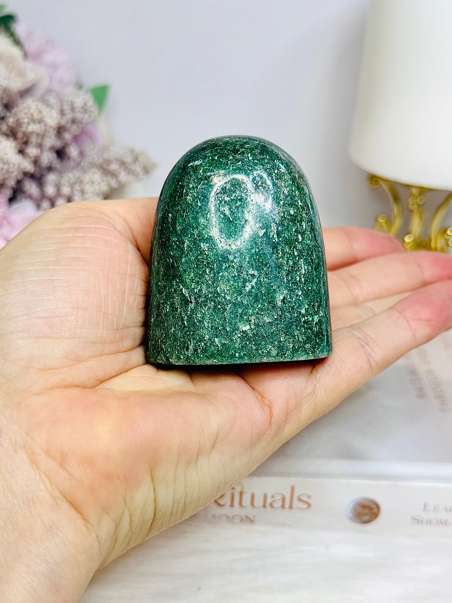 Natural Green Emerald In Mica Freeform 143g