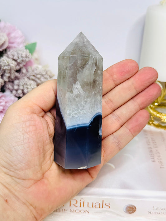 Chunky Agate Tower 10.5cm