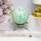 Rare Large Inca Turquoise Sphere on Stand 234g