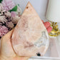 Large Pink Amethyst Carved Flame | Freeform 14cm 528g