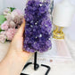 Large Amethyst Cluster Slab On Stand 21cm