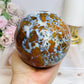 Large Brecciated Jasper Sphere on Stand 1.34KG
