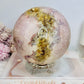 A Collectors Piece ~ Huge Druzy Pink Amethyst High Grade Sphere On Stand 2.7KG 12cm