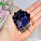 High Grade Amethyst Cluster with Rosette Formation 135g