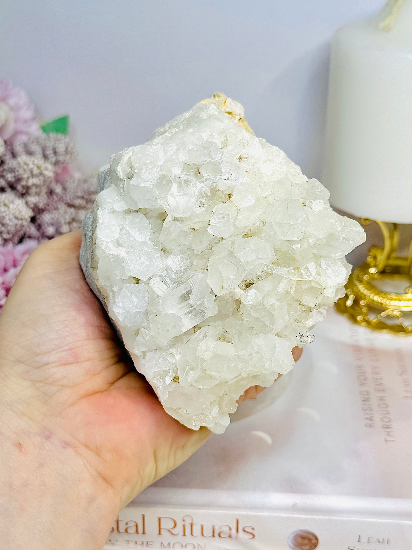 Large Clear Quartz Cluster Specimen 12cm 462g