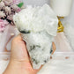 High Grade Clear Quartz Natural Cluster with Pyrite Inclusions 14.5cm 446g