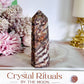 Beautiful Chunky Root Fluorite Tower | Point 8cm