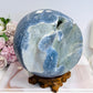 Huge Rare Natural Blue Coral Fossil Sphere 2.16KG
