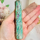 Natural 14cm Tall Ruby Fuchsite Obelisk | Tower