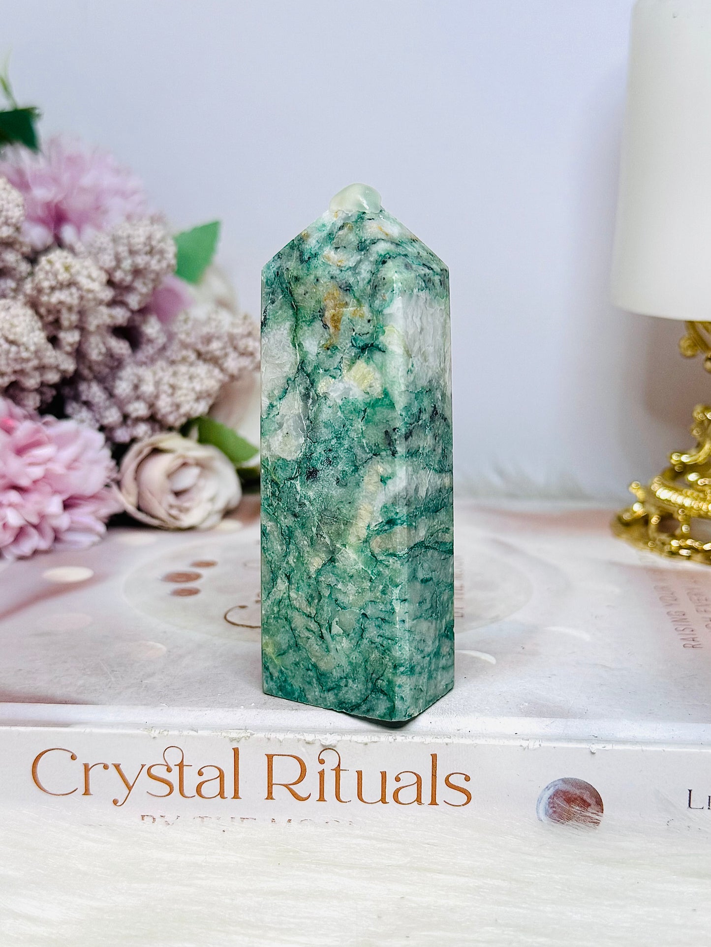 Green Jade Tower 9cm