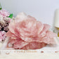 Huge Rose Quartz Carved Flower | Rose 1.4KG