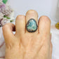 Silver Larimar Ring Size 9 In Gift Bag