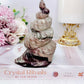 Unique Jasper Shell Carving 13cm 440grams
